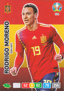 Rodrigo Moreno Spain Panini UEFA EURO 2020#151